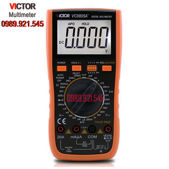 VICTOR VC - 9805A + Đồng hồ vạn năng đo điện VICTOR VC9805A + | Shopee ...