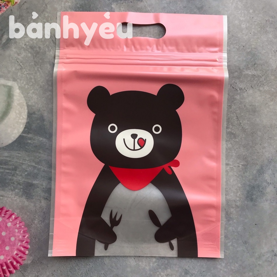 Bộ 10 Túi zip đựng bánh kẹo dễ thương
