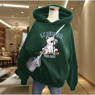 Áo hoodie nam nữ form rộng unisex KONOVA chất liệu nỉ bông dày dặn ấm áp không xù mũ 2 lớp