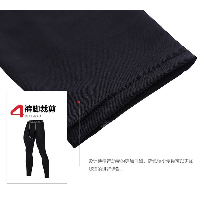 Quần giữ nhiệt nam SPORTY QG10 tập thể thao chất liệu co giãn đa chiều