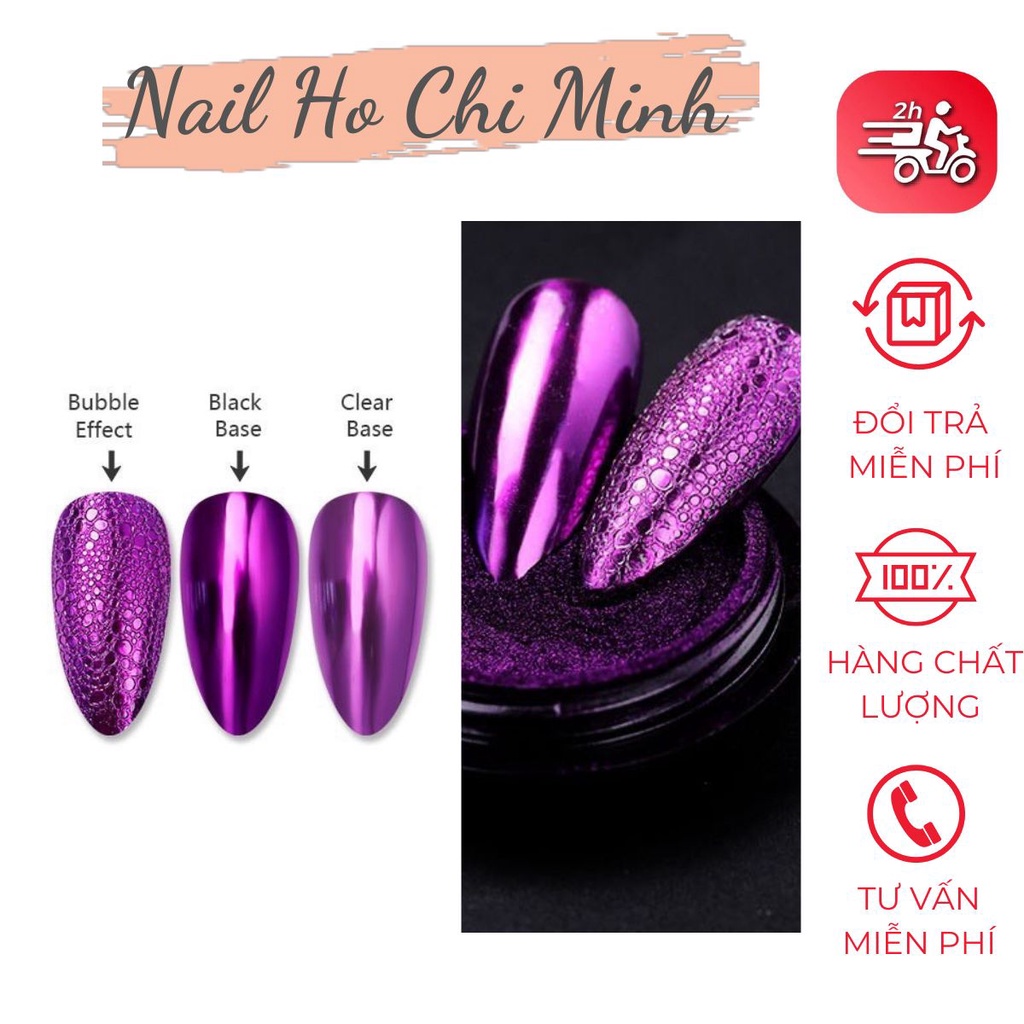Bột tráng gương màu tím dòng Vinimay chính hãng