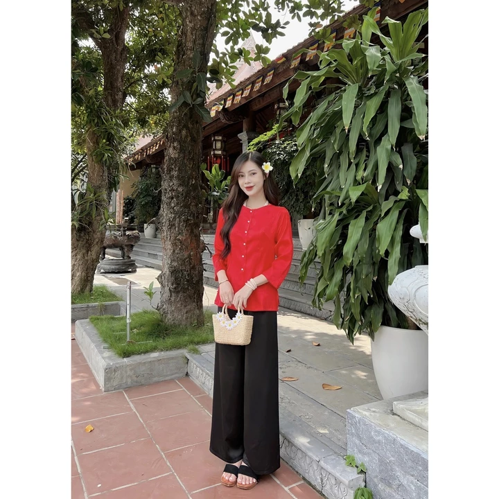 Áo Bà Ba Lụa Gấm Bán Rời Áo Và Quần ,Đồ Lam Đi Chùa Đồ Bà Ba Lụa Mềm Mịn