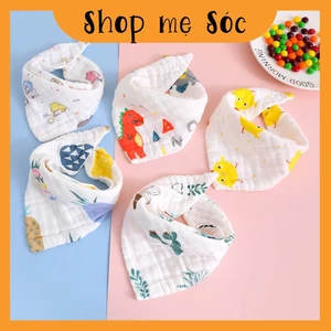 Set 5 yếm xô 6 lớp Organic Manny cho bé mesocshop