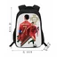 SQ11 Soccer Star Messi School Bag Cristiano Ronaldo Phim Hoạt Hình Ba Lô Hộp Đựng Bút Chì Bộ 2 Món Học Sinh Mẫu Giáo Bé Trai