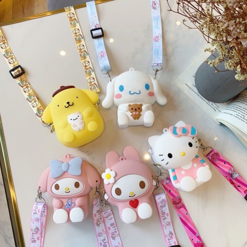 Túi Đeo Chéo Túi Xách Pop It Túi Silcon Ví Đựng Lì Xì Cho Bé Gái Hình Thú Xinh Xắn Dễ Thương Bền Đẹp PUKAPI