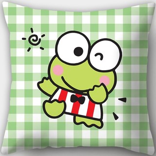 Vỏ Gối Keroppi Sanrio Họ Dễ Thương Trẻ Em Quà Tặng Sinh Nhật Vỏ Gối Trang Trí Nhà (Không Có Lõi Gối)