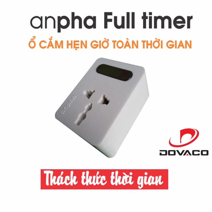 Ổ cắm hẹn giờ Bật/Tắt luân phiên - Anpha Full timer | Shopee Việt Nam