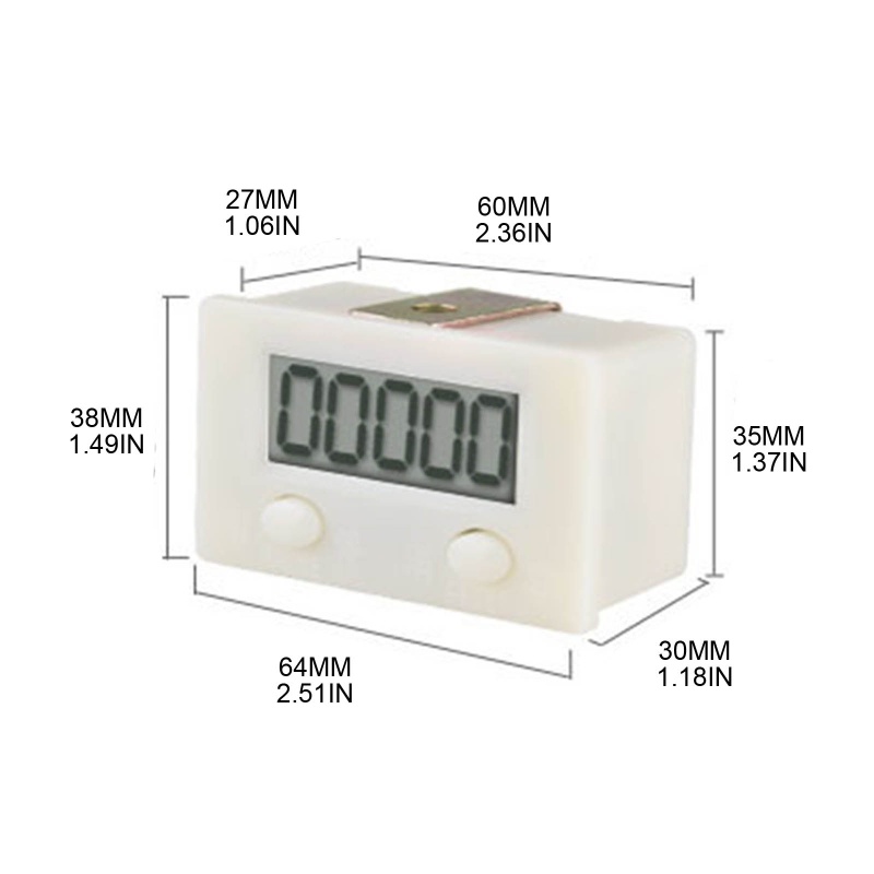 Bộ đếm cảm ứng từ tính KIKIN Bộ đếm đục lỗ điện tử kỹ thuật số Cảm biến kim loại 5 chữ số