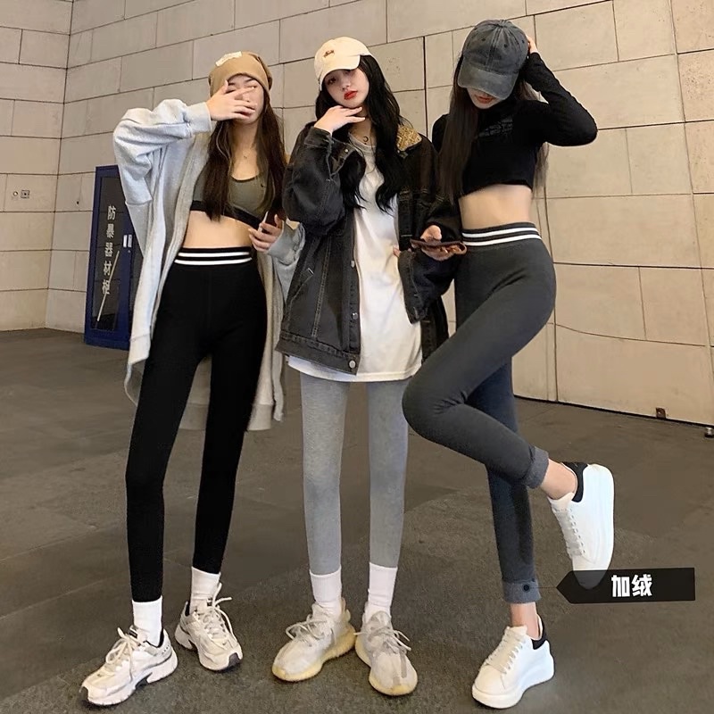 Quần LEGGING cạp cao lót bông FULL BOX siêu ấm, hách dáng làm thon gọn chân, nâng Mông che khuyết điểm tốt