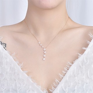 Dây chuyền nữ LAMY Multi Stars Necklace Rose Gold 6044