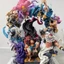 Mô hình luffy cùng các đối thủ siêu nét - mô hình one piece ( Recast )
