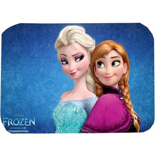 Thảm lót cửa chùi chân Frozen Elsa và Anna Tấm chùi chân Flannel in một mặt cho phòng tắm Nhà bếp Thảm lối vào Trang trí nội thất Thảm trải sàn chống trượt 60x40cm