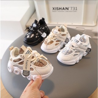 Sz 21-25 Giày Thể Thao Siêu Nhẹ Nháy Đèn Siêu Êm Chân Cho Bé K191