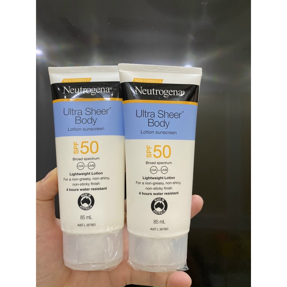 Kem Chống Nắng Úc Cho Da Nhạy Cảm Neutrogena Ultra Sheer Dry Touch Spf 50 Shopee Việt Nam 8453