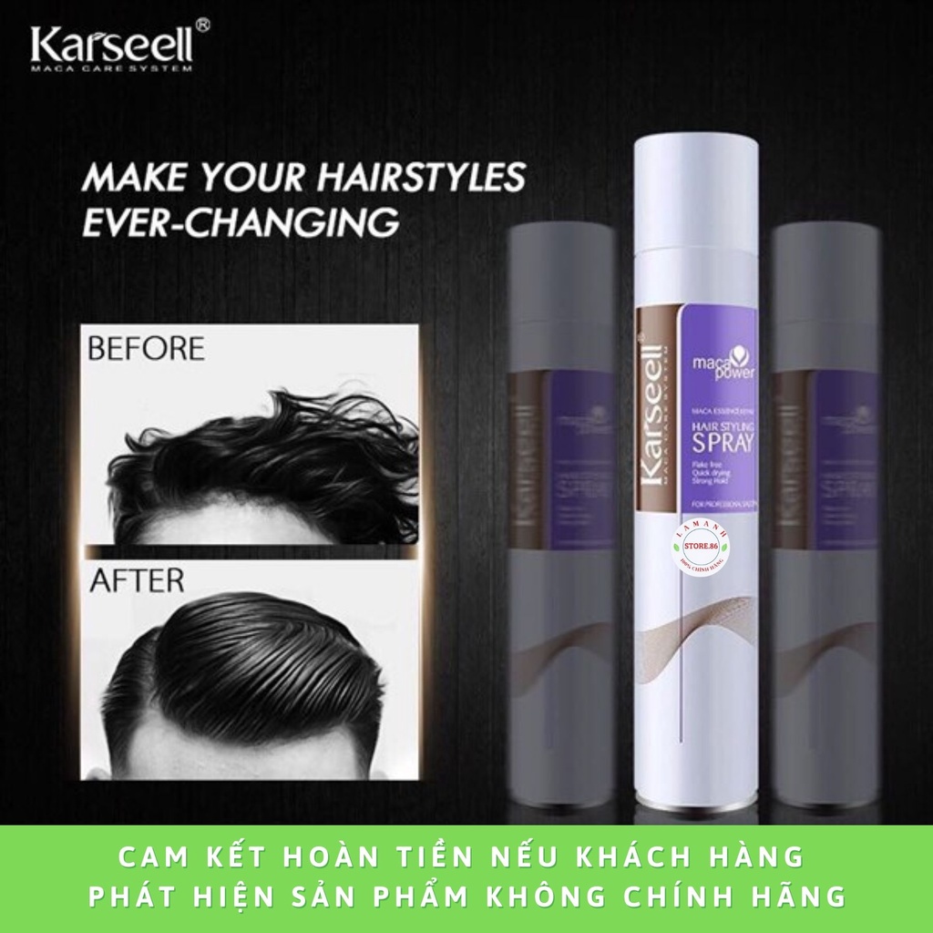 Sáp vuốt tóc nam nữ Karseell 100g tạo kiểu dễ dàng tóc nam nữ giúp giữ nếp tốt không bết dính