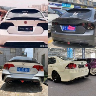 Đuôi Gió Honda Civic Đời 2005-2011 Chất Liệu Nhựa ABS Siêu Bền , Đuôi Gió Dán Liền Cốp