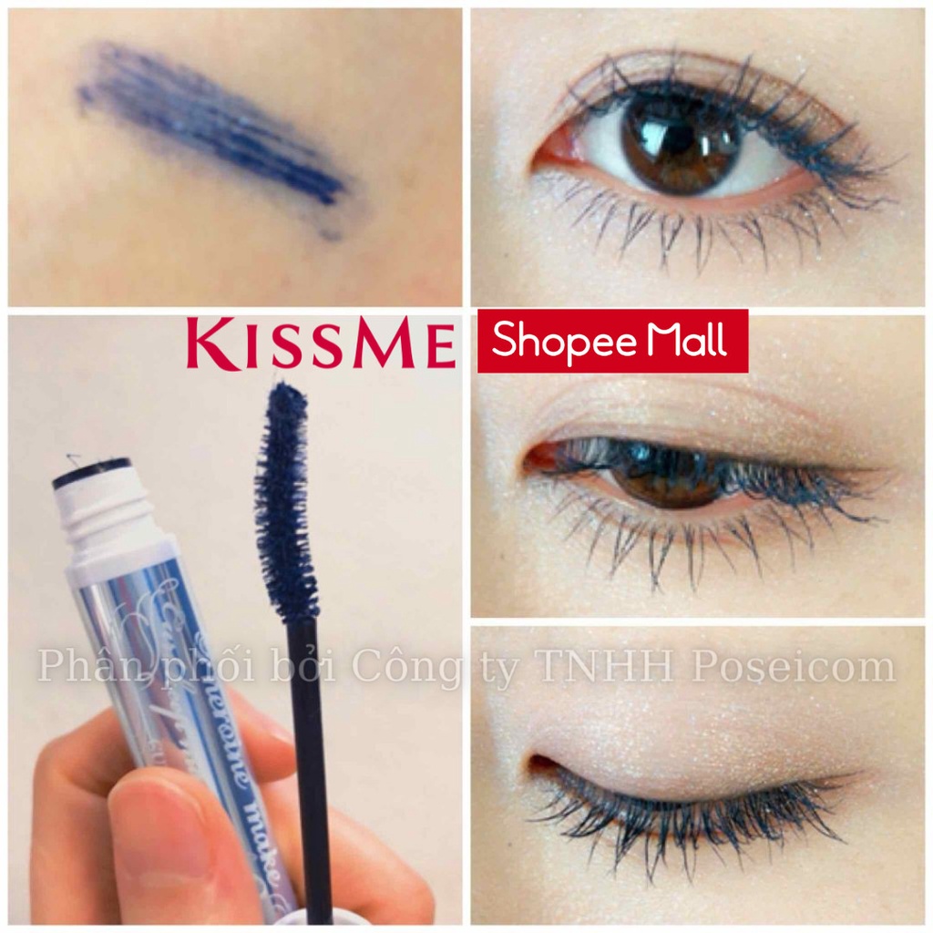 Ảnh Mascara Kissme Xanh Khói Lót Nền Bảo Vệ Mi Kissme Heroine Make Curl Keep Mascara Base 4