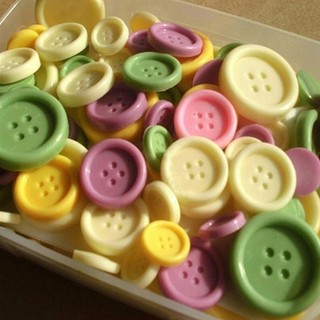 Khuôn Silicone Tạo Hình Nút Áo Làm Bánh Kẹo,chocolate