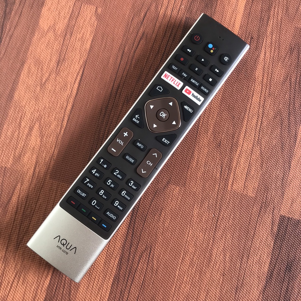 Điều khiển tivi aqua có giọng nói hàng chính hãng, Remote TV AQUA hàng chính hãng mới 100%
