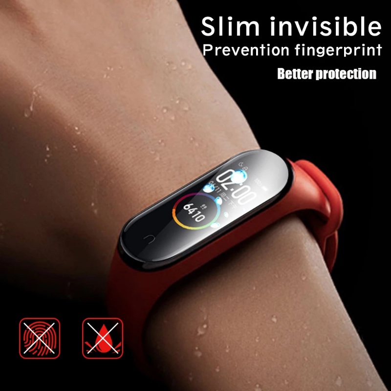 Hydrogel Mềm Bảo Vệ Màn Hình Cho Xiaomi Mi Band 10 9 8 7 6 5 4 3 Phim Bảo Vệ Đồng Hồ Thông Minh Dây Đeo Tay Xiaomi Miband Case