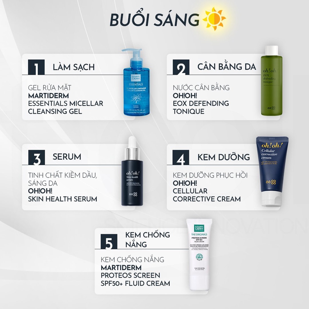 Tinh chất giảm sẹo lõm oh oh flawless abyss serum (with 1.2% GHK-Cu & 9.9ppm EGF) (20ml)