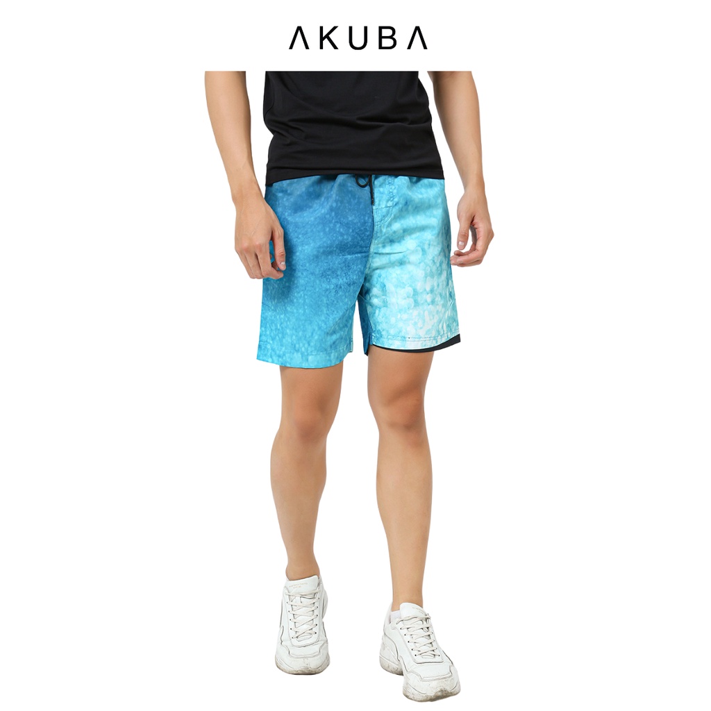 Quần Short Đi Biển Nam Thoáng Mát Akuba  3010