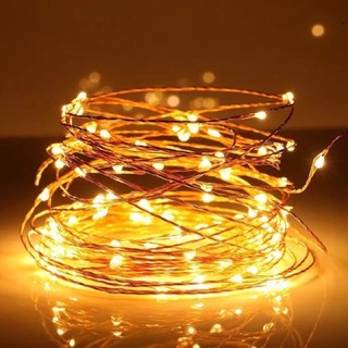 dây đèn led fairylight trang trí dài 2m gồm 20 đèn led làm bằng dây đồng