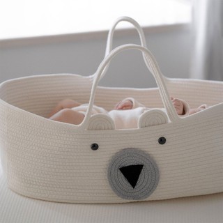 Baby Changing Basket Moses Basket for Babies Portable Baby Sleeping-Basket 28in