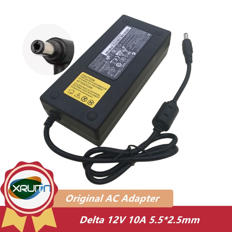 Bộ sạc nguồn Delta AC sang DC 12V 10A Nguồn điện 120W Tương thích với 5A 8A 6A 7A 9A 4A 3A 2A 1A 5.5 * 2.5MM