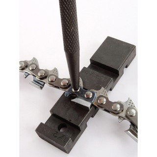 HL Bộ công cụ cắt xích cưa xích bằng nhôm bỏ túi chắc chắn và dễ dàng rơi màu đen