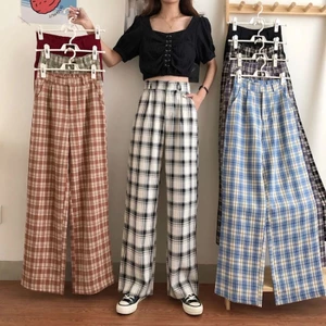Quần Ống Rộng Lưng Cao Thời Trang Cho Nữ