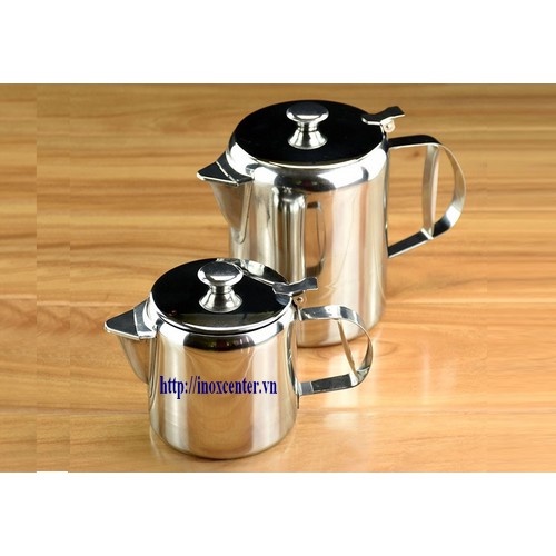 Cốc inox, ca inox ,ca mỏ inox có nắp dùng để ủ trà hay đựng sữa, nước ...
