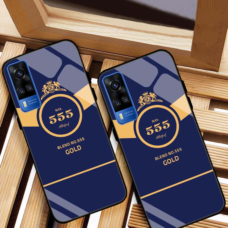 ỐP LƯNG VIVO Y51 2020 HÌNH 555 LƯNG KÍNH CƯỜNG LỰC CAO CẤP