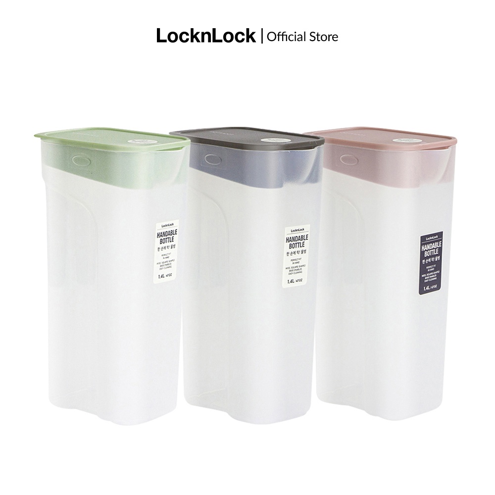 [Mã LIFEMC07CBAU giảm 50k đơn 350k] Bình nước Lock&Lock Handle Bottle 1.4L- HAP817-PP-VN-15 (3 màu)