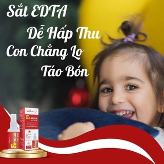 Sắt dạng xịt Fe Max,bổ sung Sắt Fe Max giúp hỗ trợ tạo máu, giảm nguy cơ thiếu máu do thiếu sắt