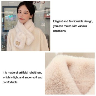 TRACEILLOIAN Khăn quàng cổ quấn Khăn choàng dày thanh lịch ấm cổ