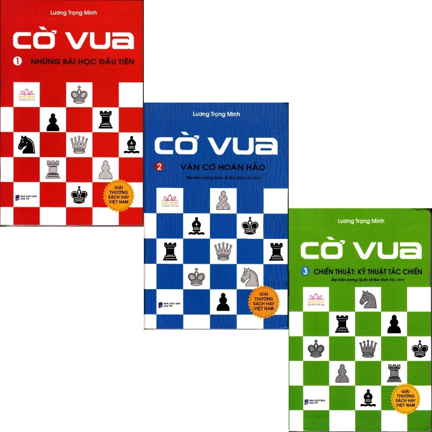 Ảnh Sách - (Trọn bộ 3 cuốn) Cờ Vua- Tác giả Lương Trọng Minh 1