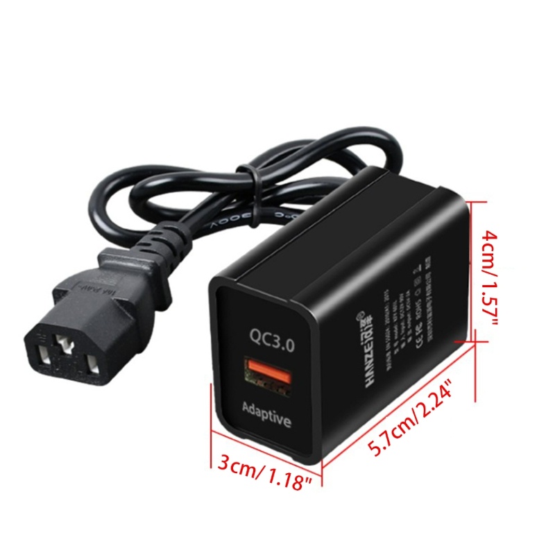 Nama Cốc Sạc Nhanh QC3 0 Cổng Usb DC36-150V Cho Xe Máy / Xe Đạp Điện