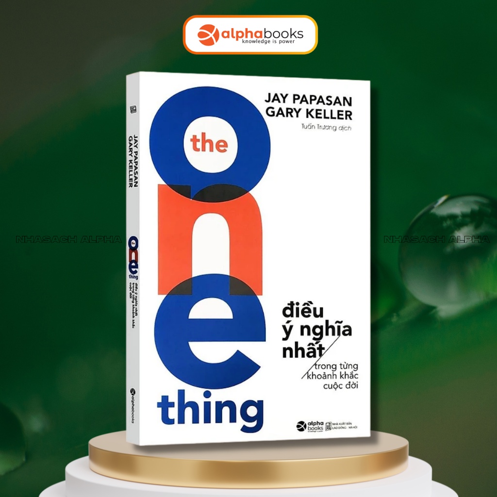 Sách The One Thing Điều Ý Nghĩa Nhất Trong Từng Khoảnh Khắc Cuộc Đời