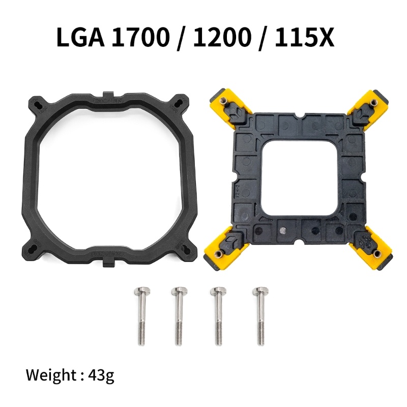[3C] Bộ giá đỡ quạt làm mát CPU có vít gắn cho LGA 1150 1151 1155 1156 1366
