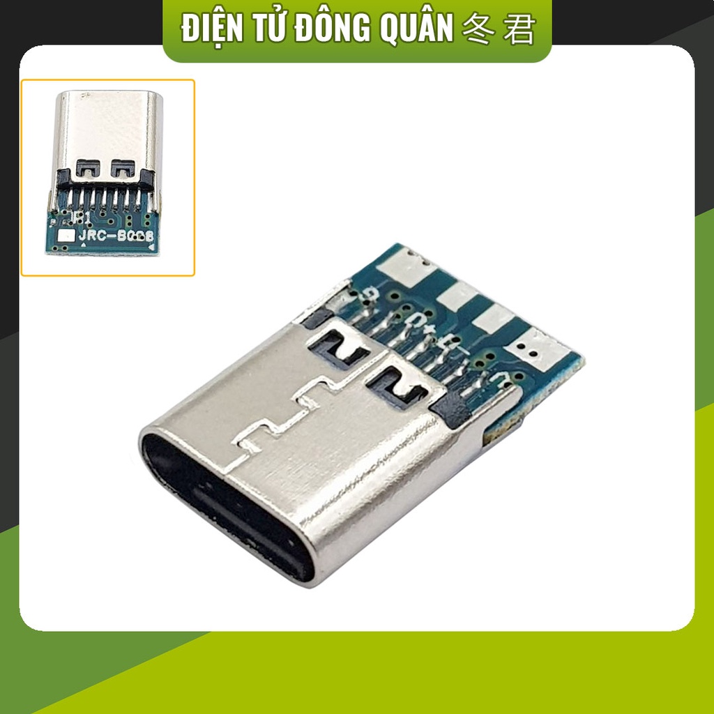 [HCM] Ổ cắm USB 3.1 Type C 14 chân ra PCB 4 chân truyền nhận dữ liệu ...