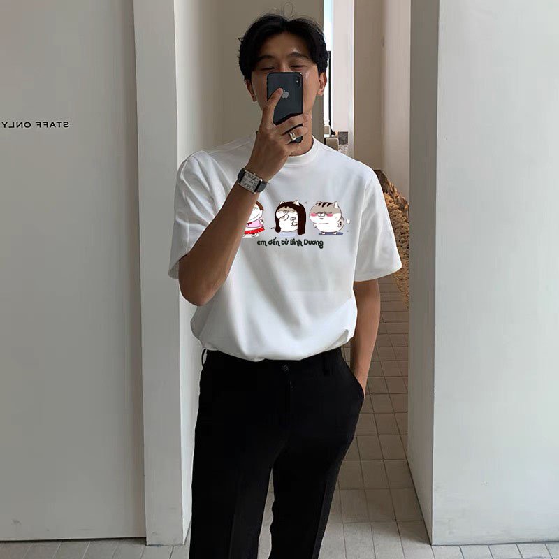 Áo thun Stee "Em đến từ Bình Dương" CVC - Giá sỉ Unisex