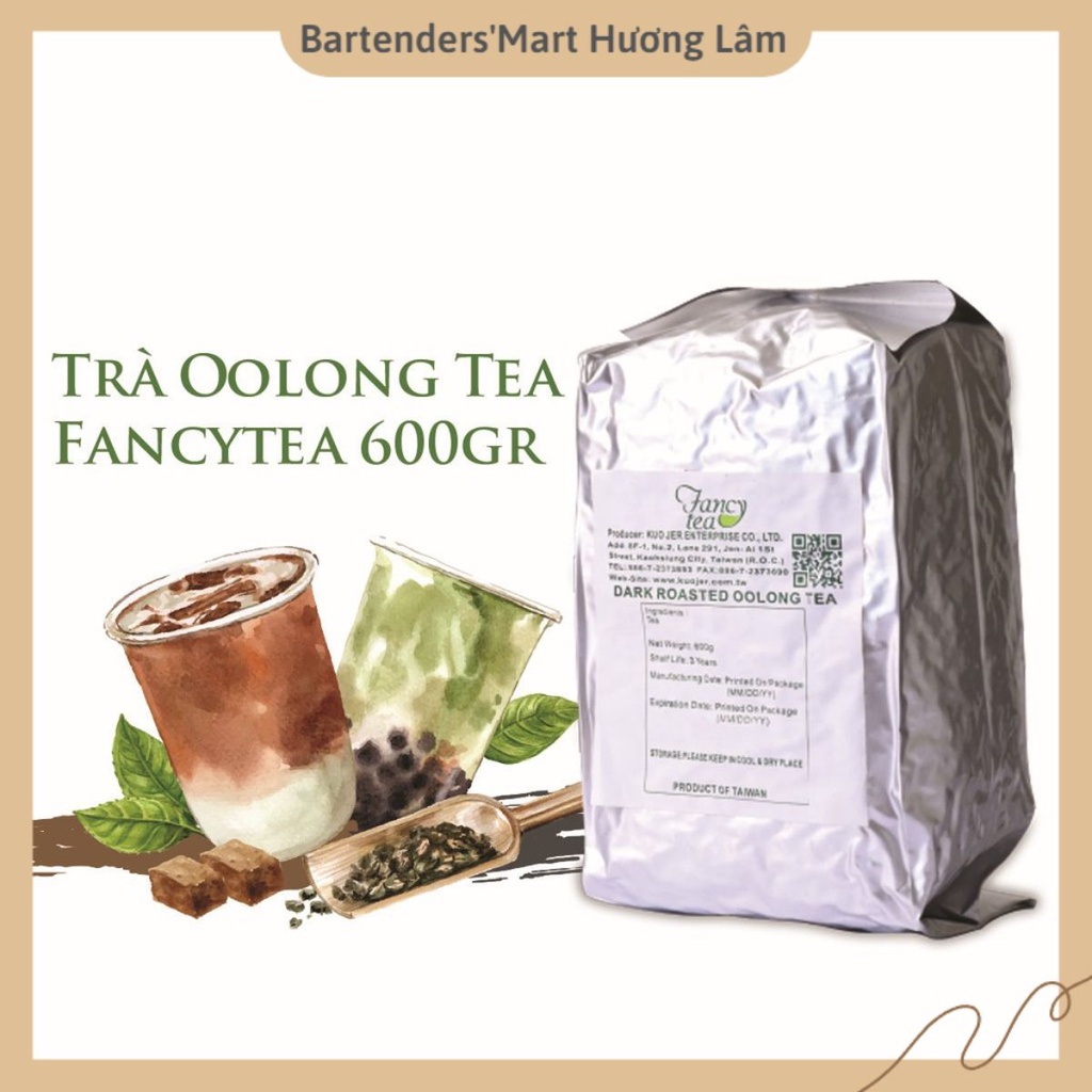 Trà Ô long Tea Fancytea 600gr - Nguyên liệu Olong/ Ôlong đậm vị, thanh ...