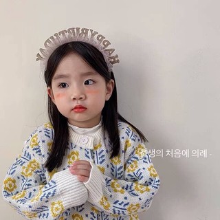 Bờm cài tóc Happy Birthday ánh kim, bờm băng đô cài tóc sinh nhật phong cách Hàn Quốc YẾN NHI SHOP
