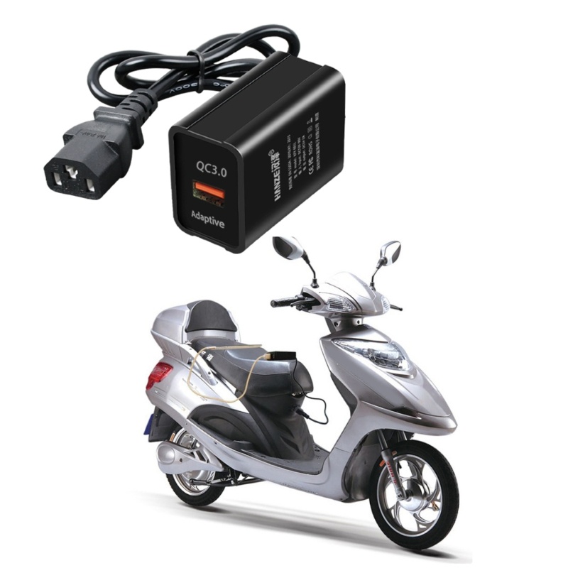 Nama Cốc Sạc Nhanh QC3 0 Cổng Usb DC36-150V Cho Xe Máy / Xe Đạp Điện