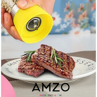 AMZO_LỌ XAY TIÊU THỦY TINH/ LỌ XAY GIA VỊ ĐA NĂNG TIỆN DỤNG, NHỎ GỌN