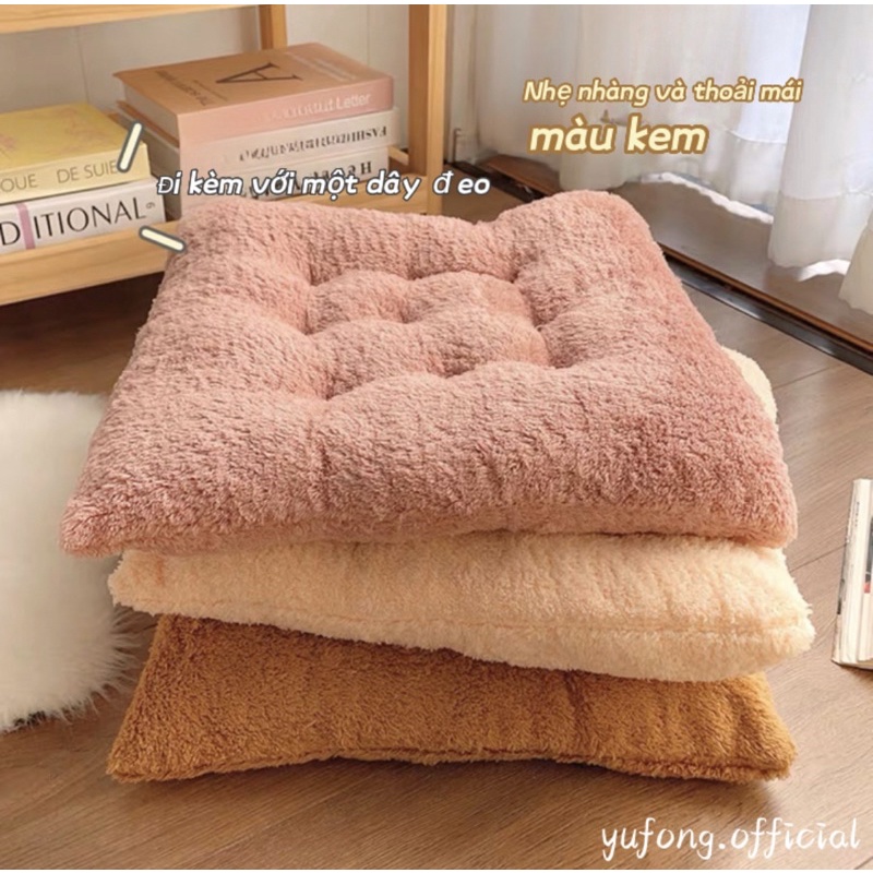 Đệm sang trọng Ghế ăn tại nhà hình vuông bằng nhung mềm (   hot)