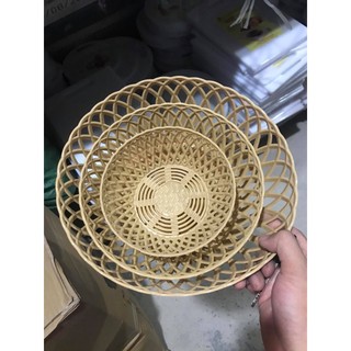 Rổ Nhựa Đan Mây Việt Nhật Đẹp Mắt