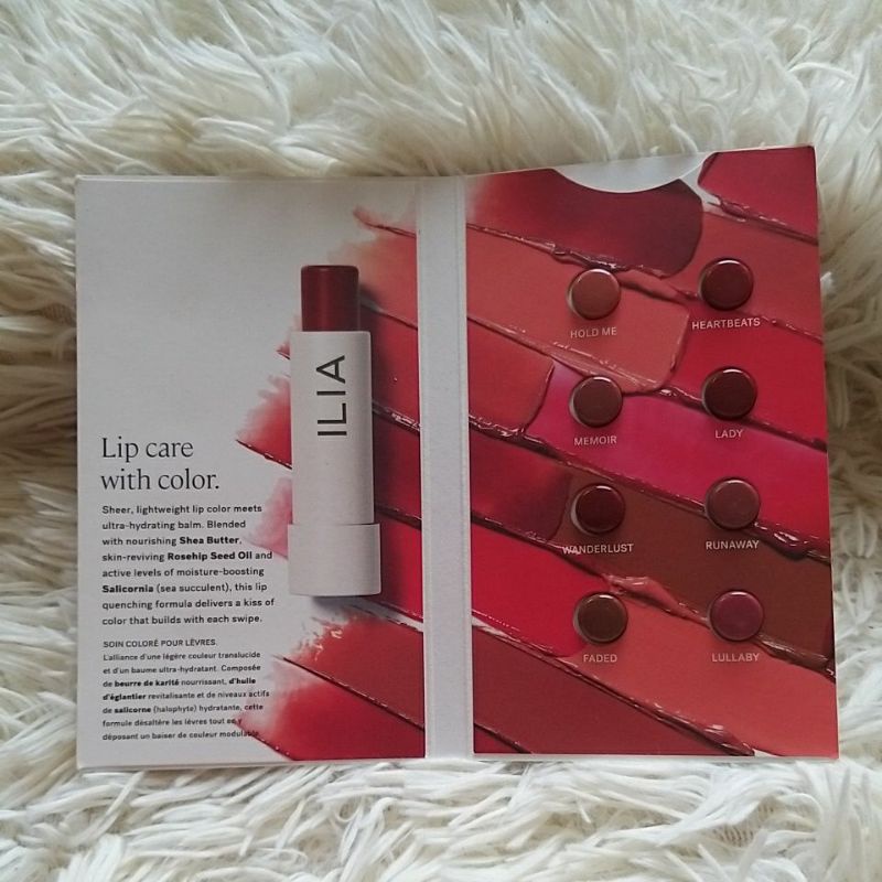 sample son ILIA Balmy Tint Hydrating Lip Balm Shopee Việt Nam