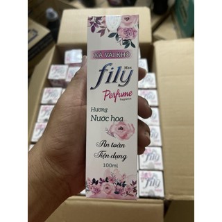 Nước Xịt Xả Vải Khô FiLy Chai Nước Hoa Xịt Thơm Khử Mùi Quần Áo Làm Mềm Vải Lưu Hương Bền Lâu 100ml